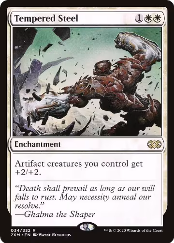 Tempered Steel (34), Double Masters — Magic card price