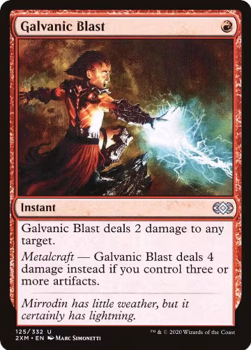 Galvanic Blast (125), Double Masters — Magic card price