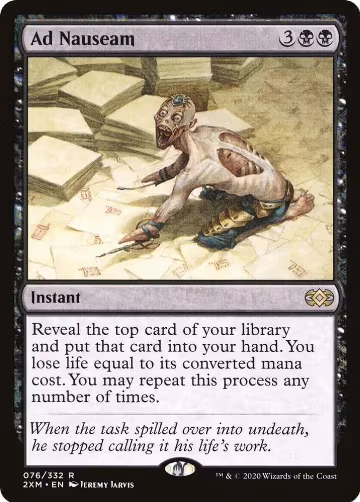 Ad Nauseam (76), Double Masters — Magic card price