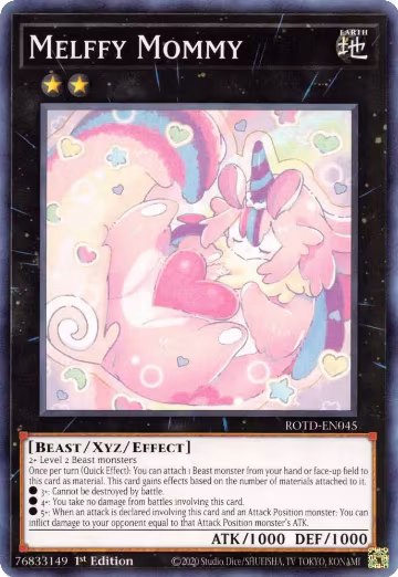 Melffy Mommy (ROTD-EN045), Rise of the Duelist — Yu-Gi-Oh! card price