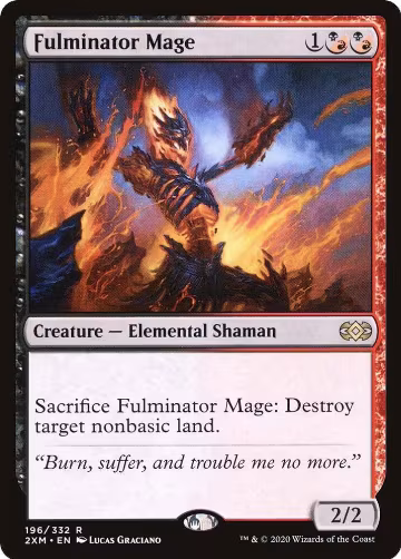 Fulminator Mage (196), Double Masters — Magic card price