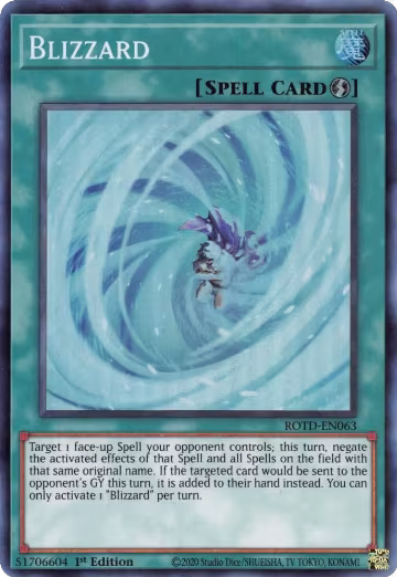 Blizzard (ROTD-EN063), Rise of the Duelist — Yu-Gi-Oh! card price