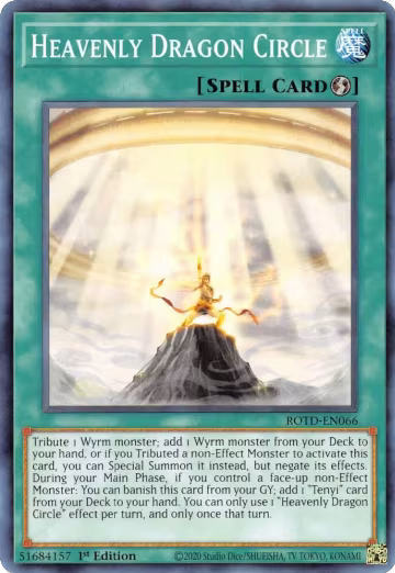 Heavenly Dragon Circle (ROTD-EN066), Rise of the Duelist — Yu-Gi-Oh! card price