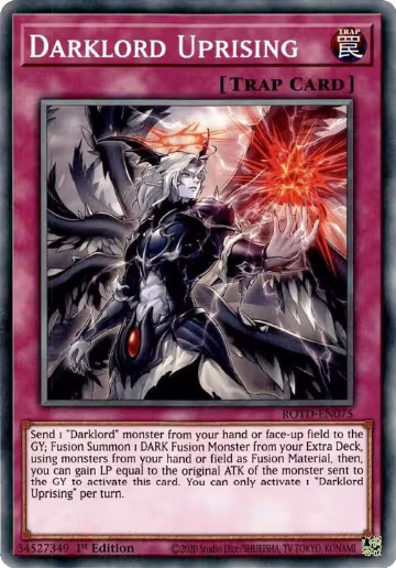 Darklord Uprising (ROTD-EN075), Rise of the Duelist — Yu-Gi-Oh! card price