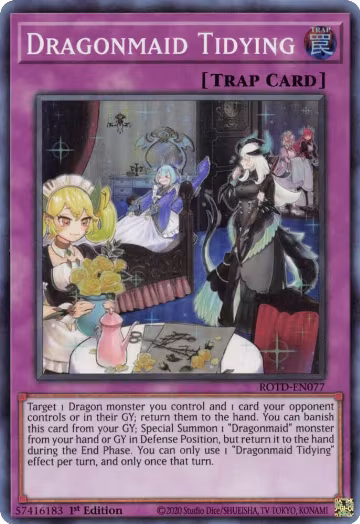 Dragonmaid Tidying (ROTD-EN077), Rise of the Duelist — Yu-Gi-Oh! card price