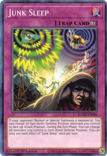 Junk Sleep (ROTD-EN080), Rise of the Duelist — Yu-Gi-Oh! card price