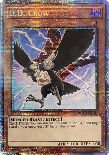 D.D. Crow (Starlight Rare) (ROTD-EN100), Rise of the Duelist — Yu-Gi-Oh! card price