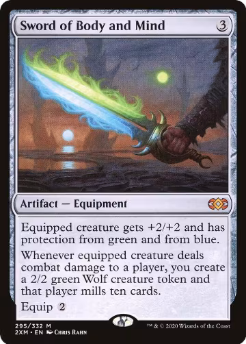 Sword of Body and Mind (295), Double Masters — Magic card price
