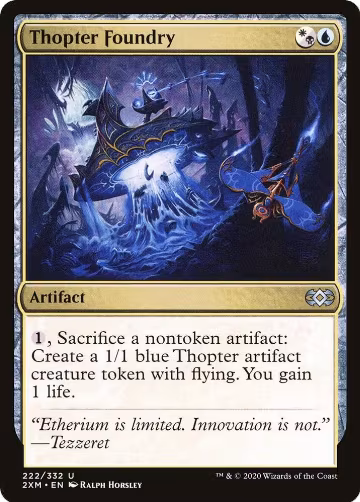 Thopter Foundry (222), Double Masters — Magic card price