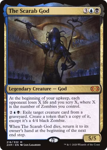 The Scarab God (216), Double Masters — Magic card price