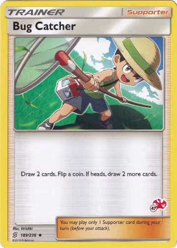 Bug Catcher - 189/236 (#47 Charizard Stamped) (189/236), Battle Academy — Pokémon card price