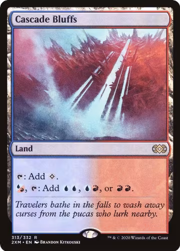 Cascade Bluffs (313), Double Masters — Magic card price