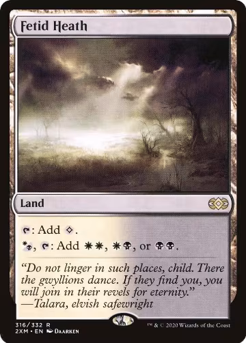 Fetid Heath (316), Double Masters — Magic card price