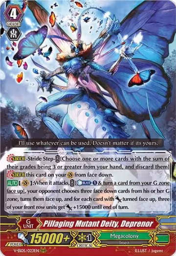 Pillaging Mutant Deity, Deprenor (V-SS05/023EN), V-SS05: Premium Collection 2020 — Vanguard card price