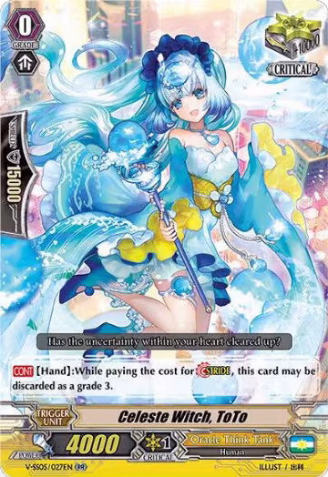 Celeste Witch, ToTo (V-SS05/027EN), V-SS05: Premium Collection 2020 — Vanguard card price