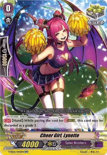 Cheer Girl, Lynette (V-SS05/040EN), V-SS05: Premium Collection 2020 — Vanguard card price