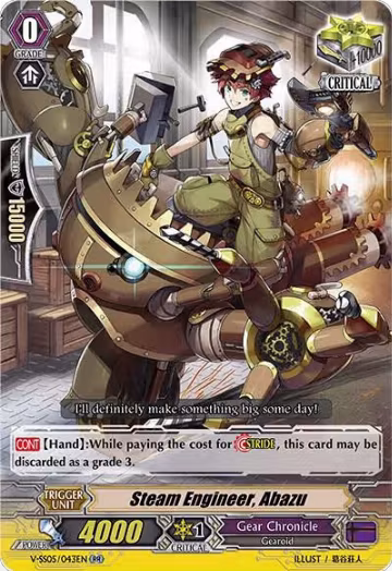 Steam Engineer, Abazu (V-SS05/043EN), V-SS05: Premium Collection 2020 — Vanguard card price