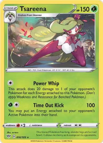 Tsareena (016/189), Darkness Ablaze — Pokémon card price