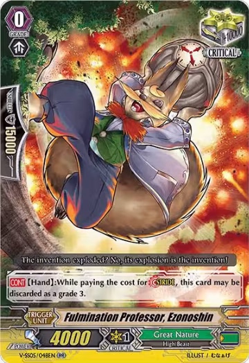 Fulmination Professor, Ezonoshin (V-SS05/048EN), V-SS05: Premium Collection 2020 — Vanguard card price