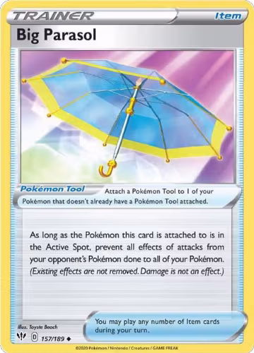 Big Parasol (157/189), Darkness Ablaze — Pokémon card price