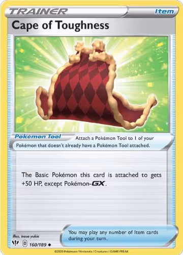 Cape of Toughness (160/189), Darkness Ablaze — Pokémon card price