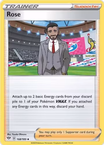 Rose (168/189), Darkness Ablaze — Pokémon card price