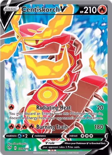 Centiskorch V (Full Art) (179/189), Darkness Ablaze — Pokémon card price