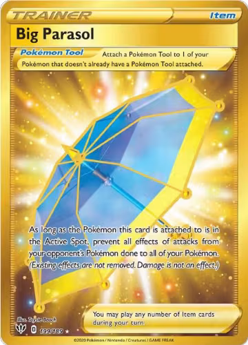 Big Parasol (Secret) (199/189), Darkness Ablaze — Pokémon card price