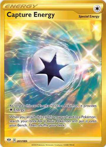Capture Energy (Secret) (201/189), Darkness Ablaze — Pokémon card price