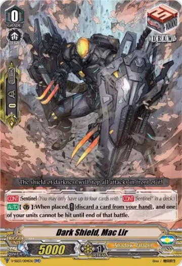 Dark Shield, Mac Lir (V-SS03/004EN), V-SS03: Festival Collection — Vanguard card price