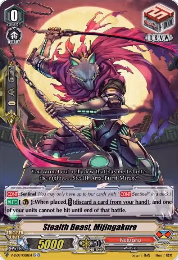 Stealth Beast, Mijingakure (V-SS03/008EN), V-SS03: Festival Collection — Vanguard card price