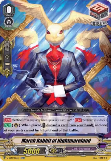 March Rabbit of Nightmareland (V-SS03/016EN), V-SS03: Festival Collection — Vanguard card price