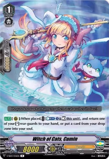 Witch of Cats, Cumin (V-SS03/036EN), V-SS03: Festival Collection — Vanguard card price
