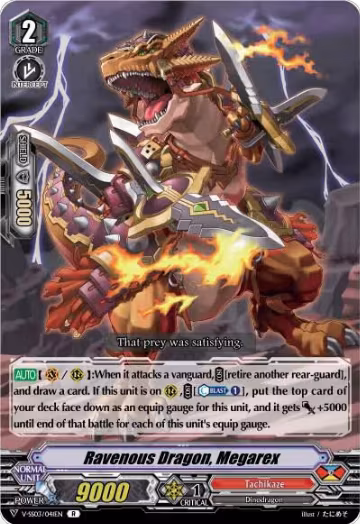 Ravenous Dragon, Megarex (V-SS03/041EN), V-SS03: Festival Collection — Vanguard card price