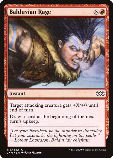 Balduvian Rage (115), Double Masters — Magic card price