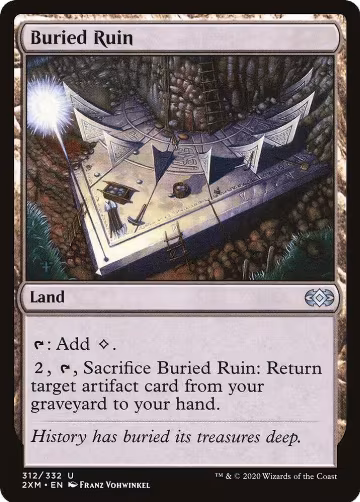 Buried Ruin (312), Double Masters — Magic card price