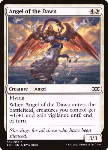 Angel of the Dawn (4), Double Masters — Magic card price