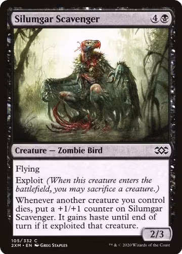 Silumgar Scavenger (105), Double Masters — Magic card price