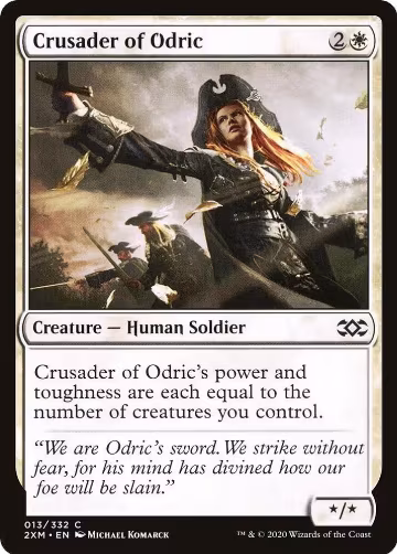 Crusader of Odric (13), Double Masters — Magic card price