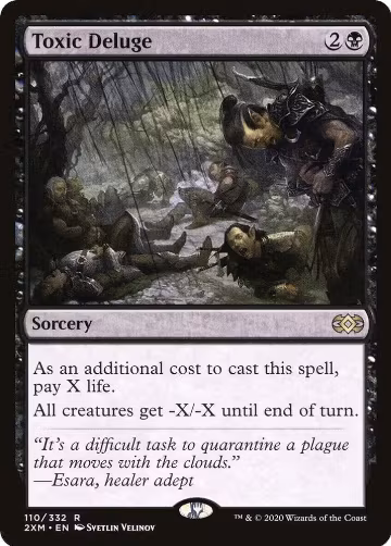 Toxic Deluge (110), Double Masters — Magic card price