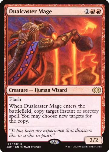 Dualcaster Mage (124), Double Masters — Magic card price