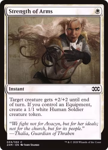 Strength of Arms (33), Double Masters — Magic card price