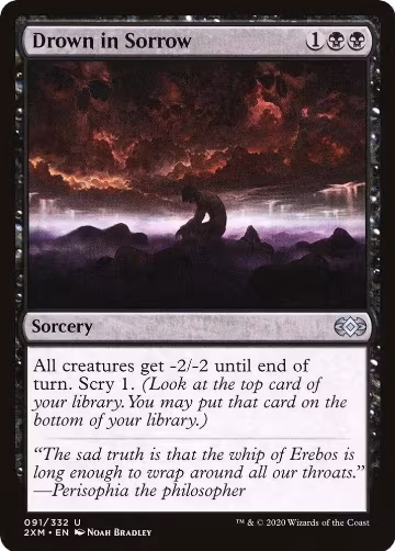 Drown in Sorrow (91), Double Masters — Magic card price