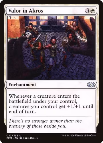 Valor in Akros (37), Double Masters — Magic card price