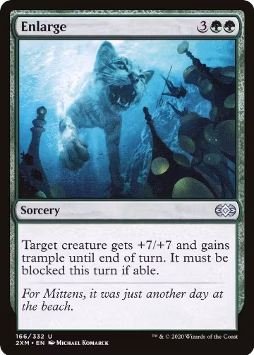 Enlarge (166), Double Masters — Magic card price