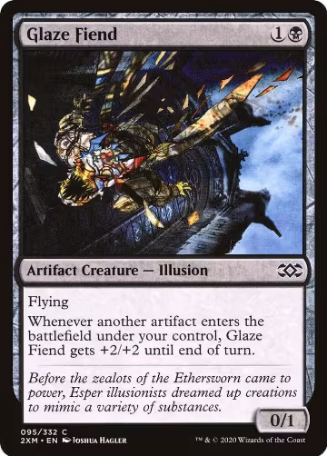 Glaze Fiend (95), Double Masters — Magic card price