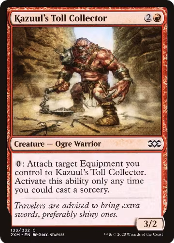 Kazuul's Toll Collector (133), Double Masters — Magic card price