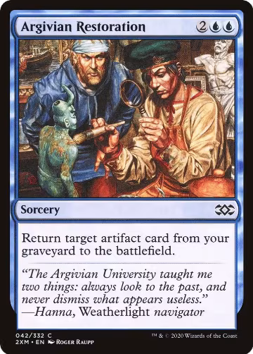 Argivian Restoration (42), Double Masters — Magic card price