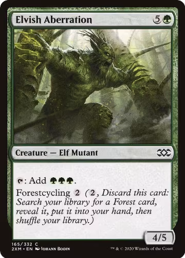 Elvish Aberration (165), Double Masters — Magic card price