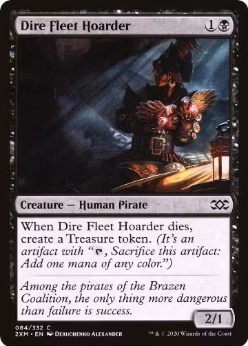 Dire Fleet Hoarder (84), Double Masters — Magic card price